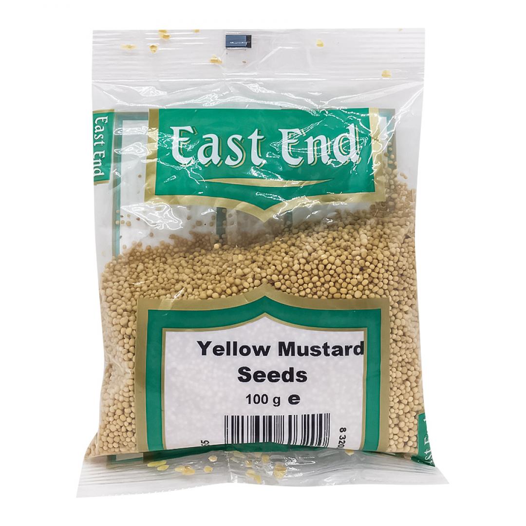 Горчица семена желтые (mustard seeds) East End | Ист Энд 100г