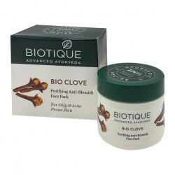 Маска для лица для жирной и склонной к акне коже (anti acne mask) Био гвоздика Biotique | Биотик 75г