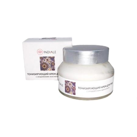 Тонизирующий крем для лица с индийским жасмином (face cream) Indiale | Индиале 50г-1