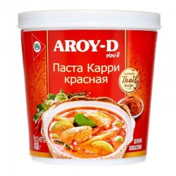 Паста карри (Curry paste) красная Aroy-D | Арой-Ди 400г