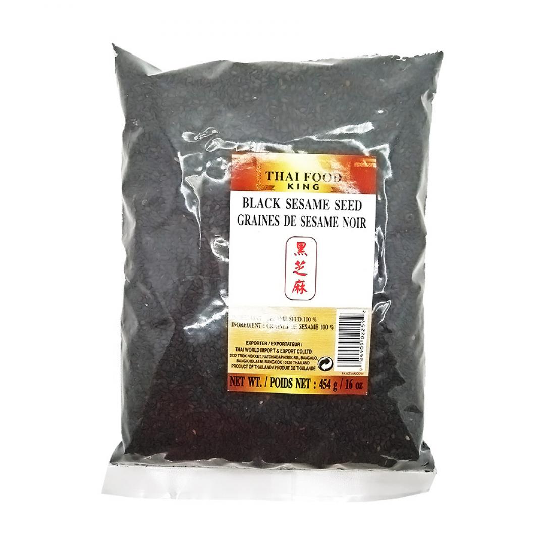 Кунжут черный (sesame seeds black) Thai Food King | Тай Фуд Кинг 454г
