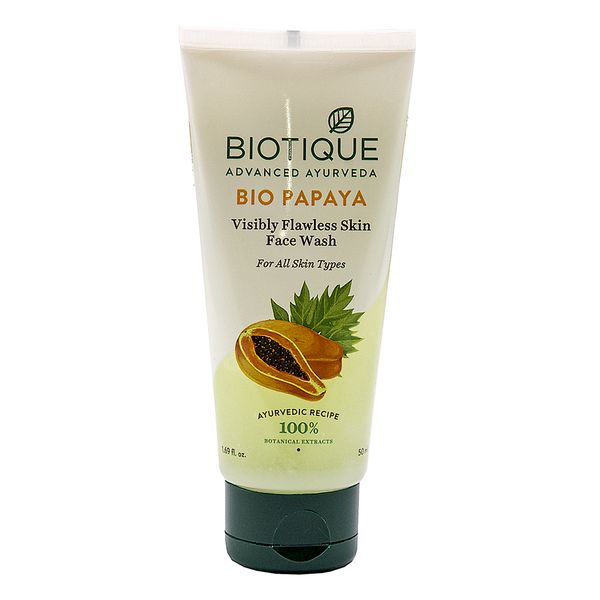 Гель-скраб для умывания Био папайя (face scrub) Biotique | Биотик 50мл