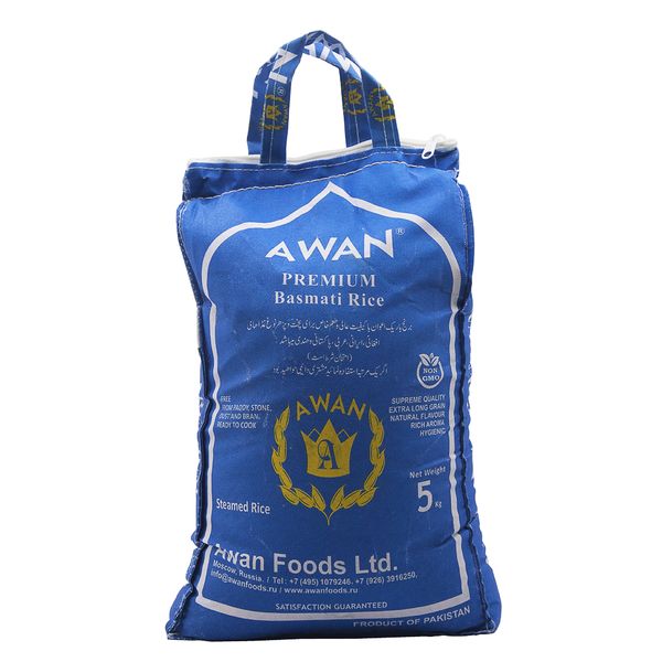 Паровой рис басмати (basmati rice) Premium Awan | Аван 5кг