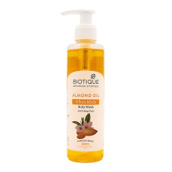 Питательный гель для душа на основе миндального масла Биотик | Biotique Almond Oil Ultra Rich Body Wash 200ml