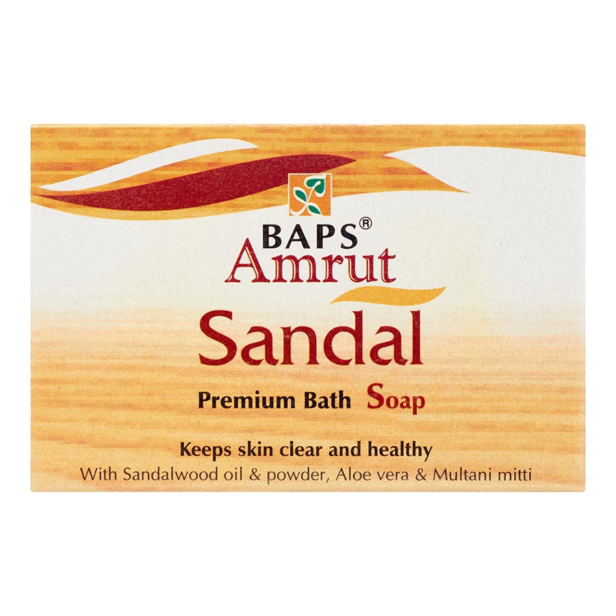 Банное мыло Сандал Премиум (Sandal Premium Bath Soap) Baps Amrut | Бапс Амрут 75г