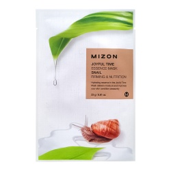 Тканевая маска для лица с экстрактом улиточного муцина (Joyful time essence mask snail) Mizon | Мизон 23г