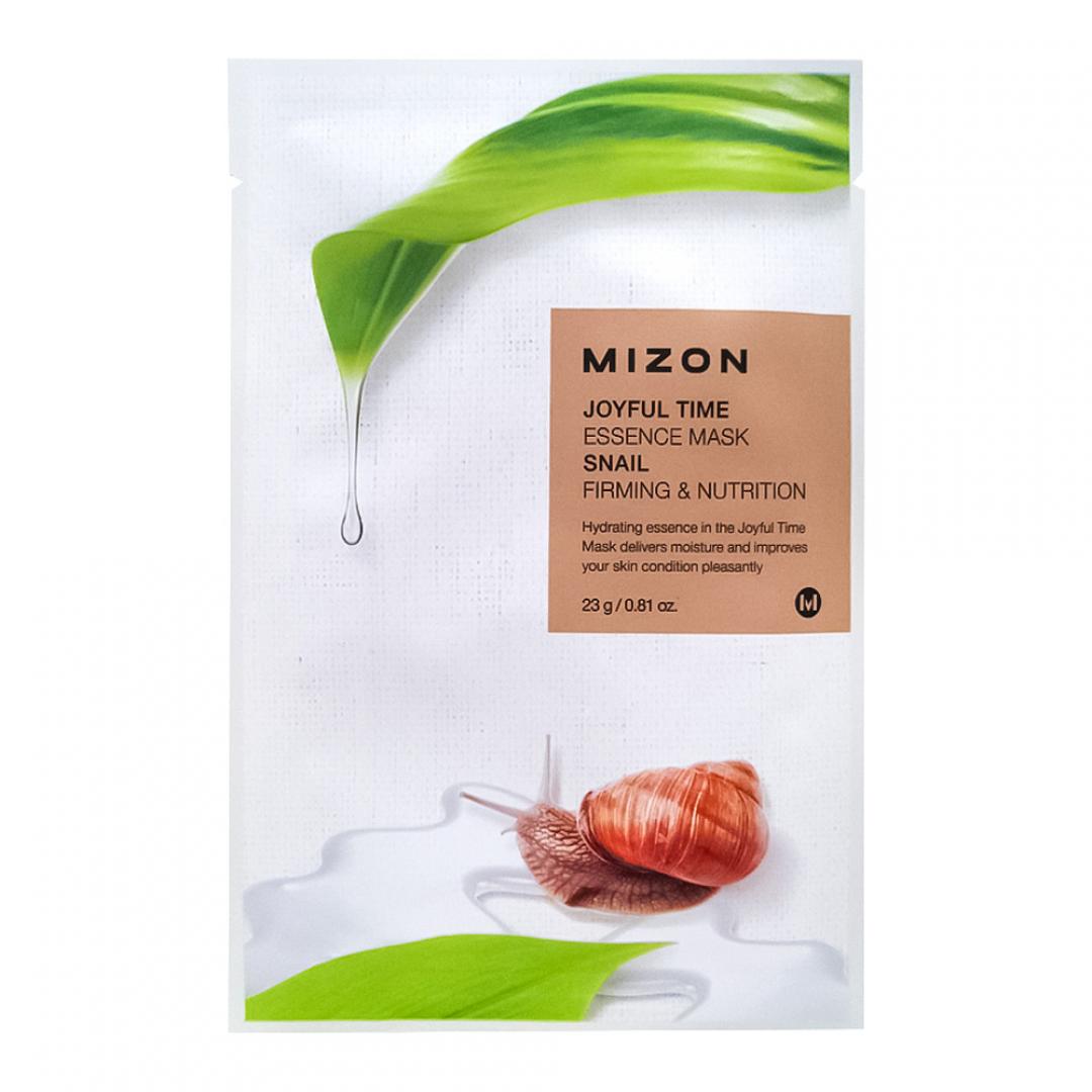 

Тканевая маска для лица с экстрактом улиточного муцина (Joyful time essence mask snail) Mizon | Мизон 23г