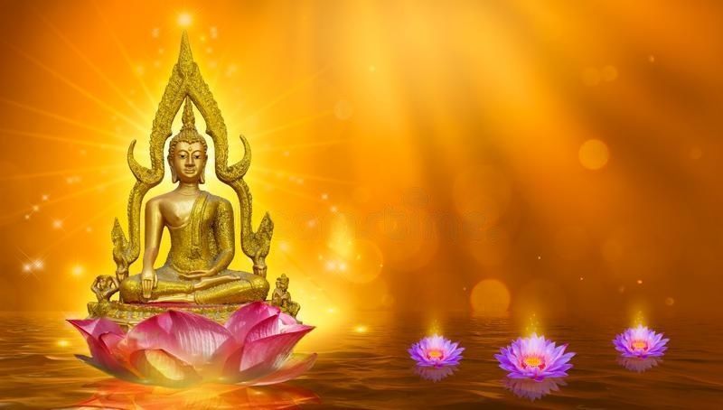 Будда и символ лотоса