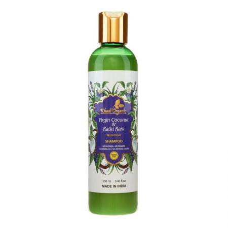 Питательный шампунь с кокосом и ночным цветущим жасмином (shampoo) Khadi Organic | Кади Органик 250мл-1
