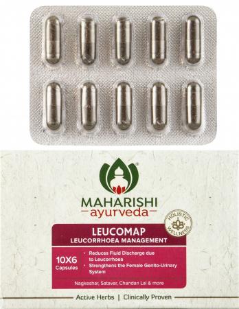 Лейкомап (Leucomap) для восстановления репродуктивных женских функций Maharishi Ayurveda | Махараджи Аюрведа 60 таб-1