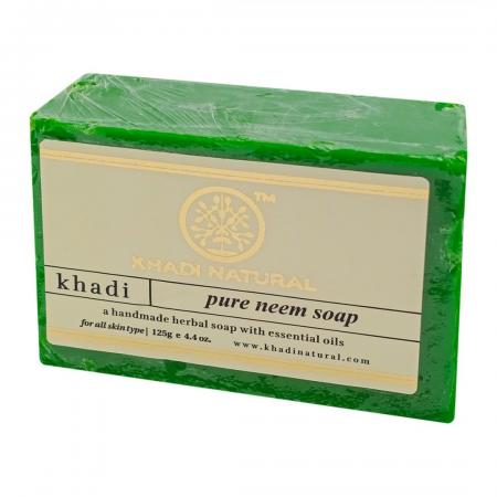 Натуральное мыло с нимом Khadi Natural | Кади Нейчерал 125г-1