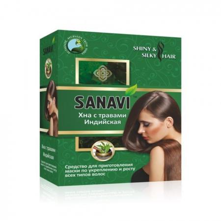 Хна для волос с травами (henna) SANAVI | САНАВИ 100г-1