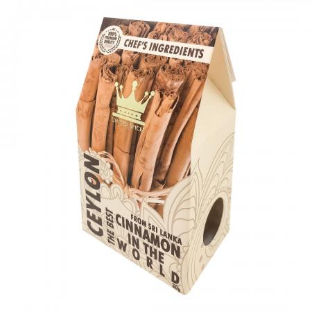 Цейлонская корица палочки (cinnamon sticks) United Spices | Юнайтед Спайсез 30г-1