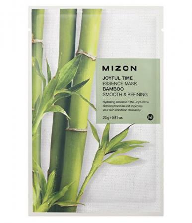 Тканевая маска для лица с экстрактом бамбука (Joyful time essence mask bamboo) Mizon | Мизон 23г-1