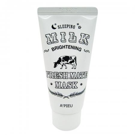 Ночная маска для лица осветляющая с молочными протеинами (anti blemish mask) A'Pieu | Апью 50мл-1