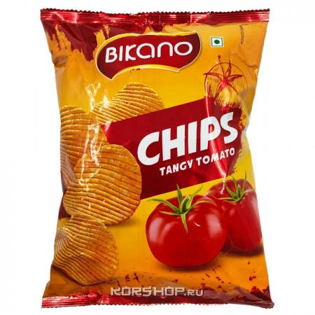 Чипсы картофельные с томатным вкусом TANGY TOMATO Bikano | Бикано 60г-1