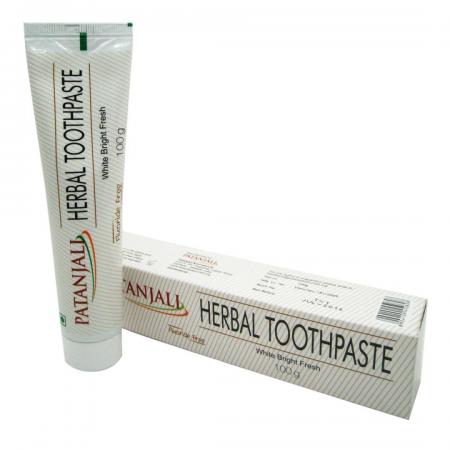 Аюрведическая зубная паста на травах (toothpaste) Patanjali | Патанджали 100г-1