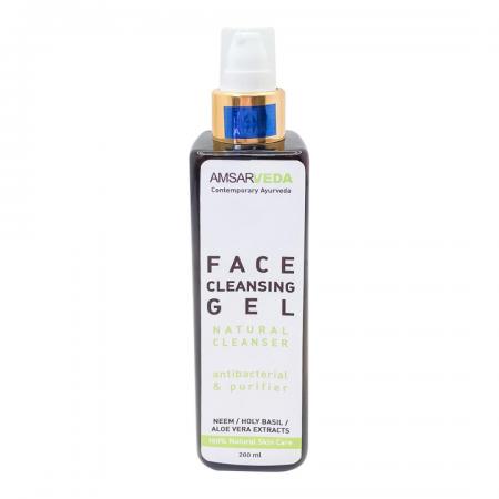 Очищающий гель для комбинированной и жирной кожи лица (face wash gel) Amsarveda | Амсарведа 200мл-1