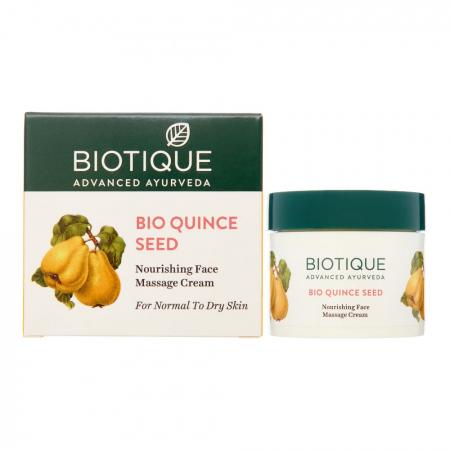 Массажный крем для лица Био семена айвы (massage face cream) Biotique | Биотик 50г-1