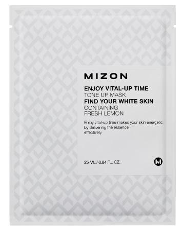 Тканевая маска для лица осветляющая (mask sheet) Mizon | Мизон 25мл-1