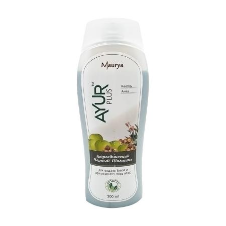 Шампунь для волос с амлой и рихтой Блеск и укрепление (shampoo) Ayur Plus | Аюр Плюс 200мл-1