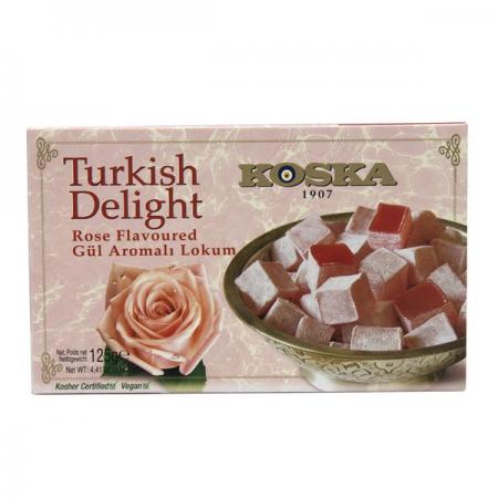 Рахат-лукум со вкусом розы (Turkish Delight) Koska | Коска 125г-1