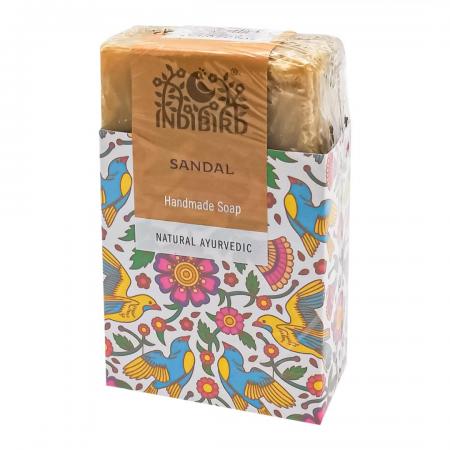 Аюрведическое мыло Сандал (ayurvedic soap) Indibird | Индибёрд 100г-1