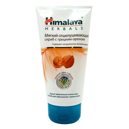 Мягкий скраб для лица отшелушивающий с грецким орехом (face scrub) Himalaya | Хималая 150мл-1