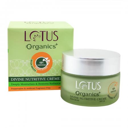 Питательный крем для лица с SPF защитой от Lotus Organics +