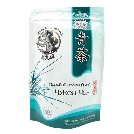 Паровой зеленый чай (green tea) Чжен Чин Black Dragon | Блэк Драгон 100г-1