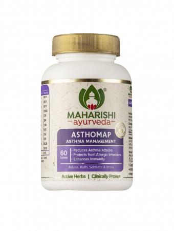 Астомап (Asthomap) для устранения симптомов респираторных заболеваний Maharishi Ayurveda | Махараджи Аюрведа 60 таб-1