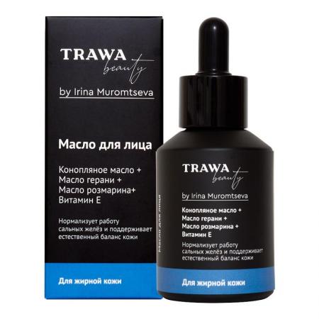 Масло для жирной кожи лица (face oil) TRAWA BEAUTY | Трава Бьюти 60мл-2