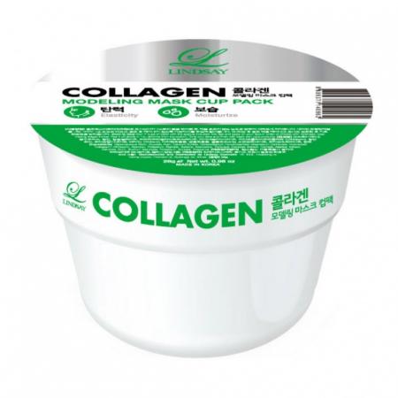Альгинатная маска с коллагеном (Collagen Modeling Mask Cup Pack) Lindsay | Линдси 28г-1