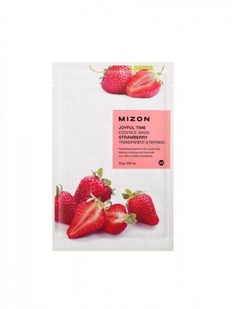 Тканевая маска для лица с экстрактом клубники (Joyful time essence mask strawberry) Mizon | Мизон 23г-1
