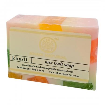Мыло ручной работы с фруктовыми экстрактами (handmade soap) Khadi Natural | Кади Нейчерал 125г-1