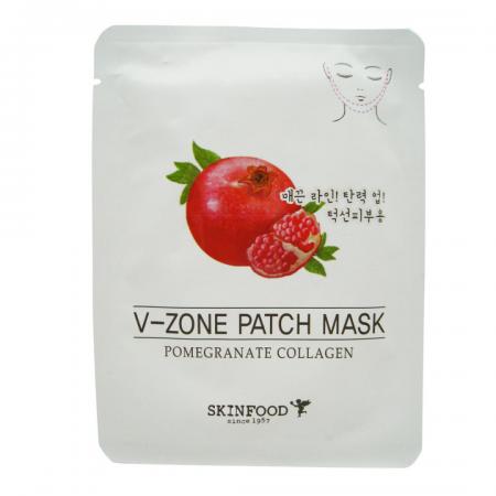 Тканевая маска для зоны подбородка с коллагеном (sheet mask) SkinFood | СкинФуд 15г-1
