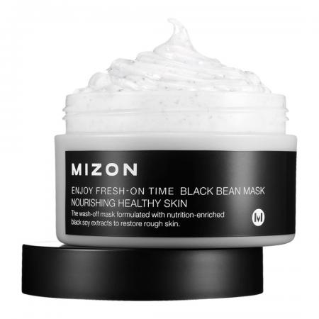Антивозрастная маска для лица с черными соевыми бобами Mizon | Мизон 100мл-1