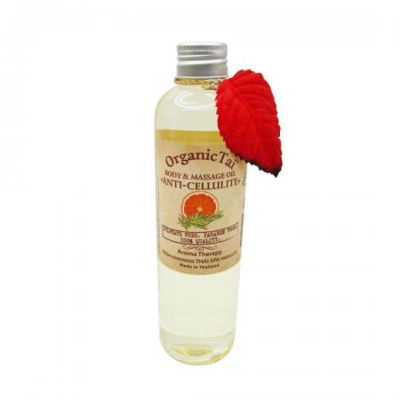 Антицеллюлитное масло для тела и аромамассажа (massage oil) Organic Tai | Органик Тай 260мл-1