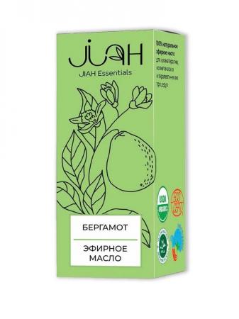 Эфирное масло бергамот ДЖАХ Ессентиалc | JIAH Essentials bergamot oil 10ml