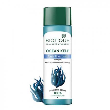 Шампунь против выпадения волос с океаническими водорослями OCEAN KELP Anti Hair Fall Shampoo Biotique | Биотик 120мл-1