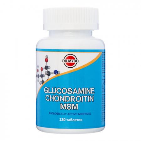 Глюкозамин+Хондроитин+МСМ Dr.Mybo | 120 кап.-1