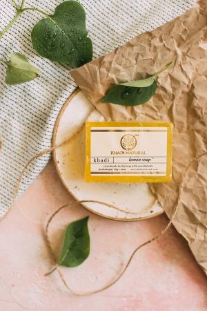Натуральное мыло с лимоном Khadi Natural | Кади Нейчерал 125г-2