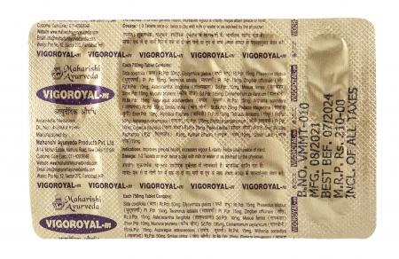 Вигороял-М (Vigoroyal-М) для мужского здоровья Maharishi Ayurveda | Махараджи Аюрведа 10 таб-2