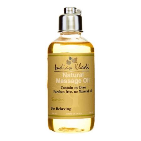 Массажное масло для тела с  жасмином (massage oil) Indian Khadi | Индиан Кади 200мл-1