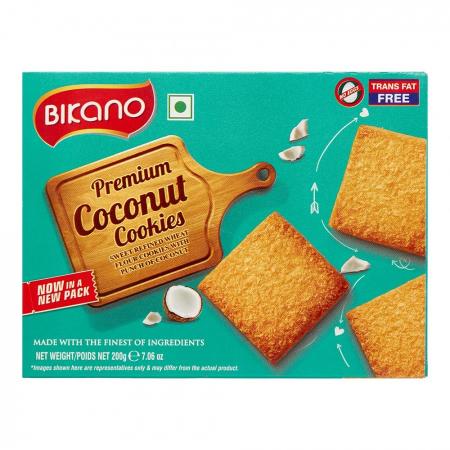 Печенье с кокосовой стружкой COOKIES COCONUT Bikano | Бикано 200г-1