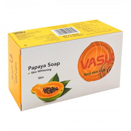 Травяное мыло Папайя (soap) Vasu | Васу 125г-1