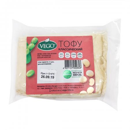 Тофу классический (tofu) VEGO | ВЕГО 300г-1