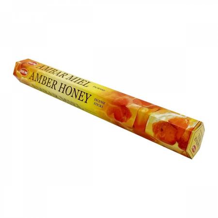 Благовоние Амбер мёд (Amber honey incense sticks) HEM | ХЭМ 20шт-1