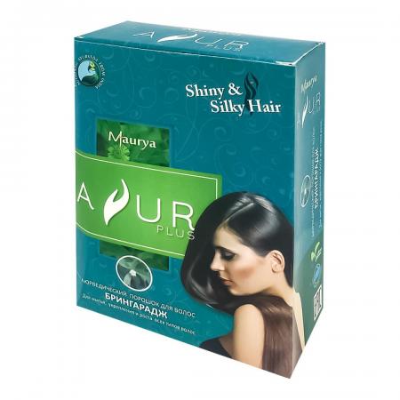 Брингарадж (bringaraj) порошок для волос Ayur Plus | Аюр Плюс 100г-1