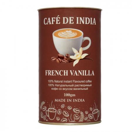 Кофе натуральный со вкусом французской ванили  natural instant flavoured coffee 